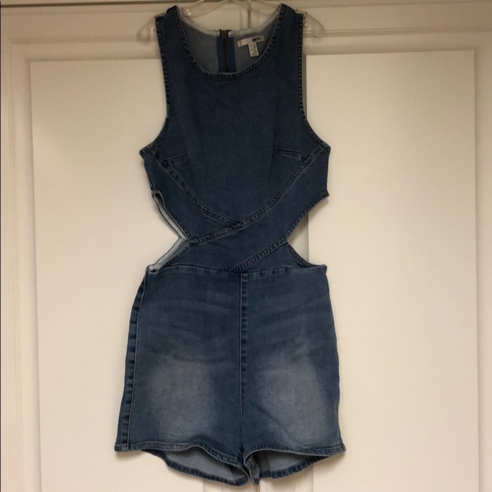 Denim romper